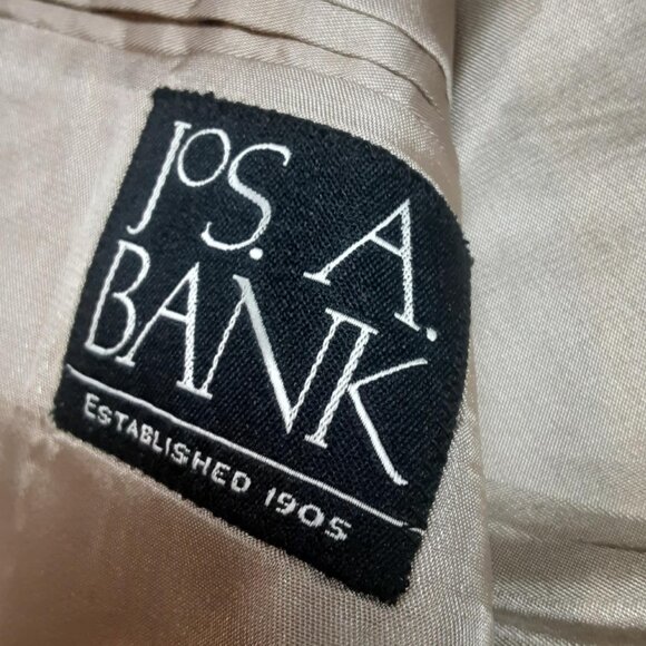 Jos. A. Bank Men's 40R Wool Cashmere Herringbone Sports Coat Two Button - Picture 4 of 16